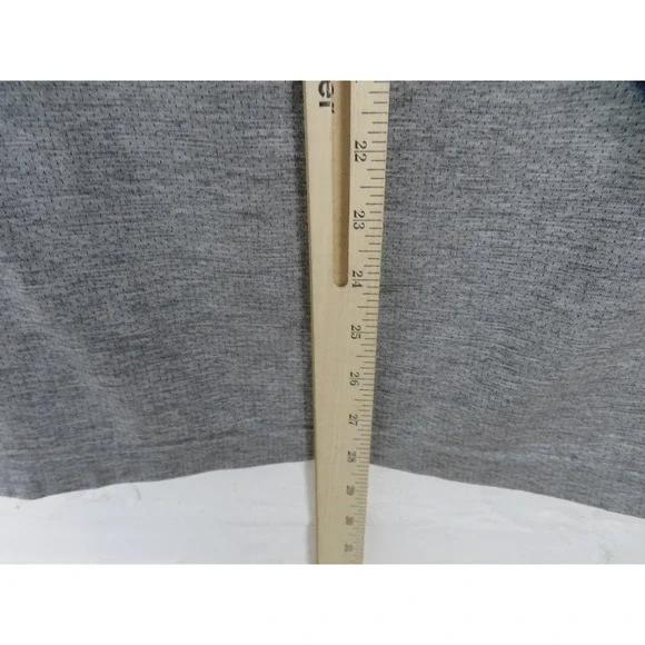 Lululemon Metal Vent Tech Polo Shirt Mens Medium Gray Short Sleeve Performance - Picture 10 of 10